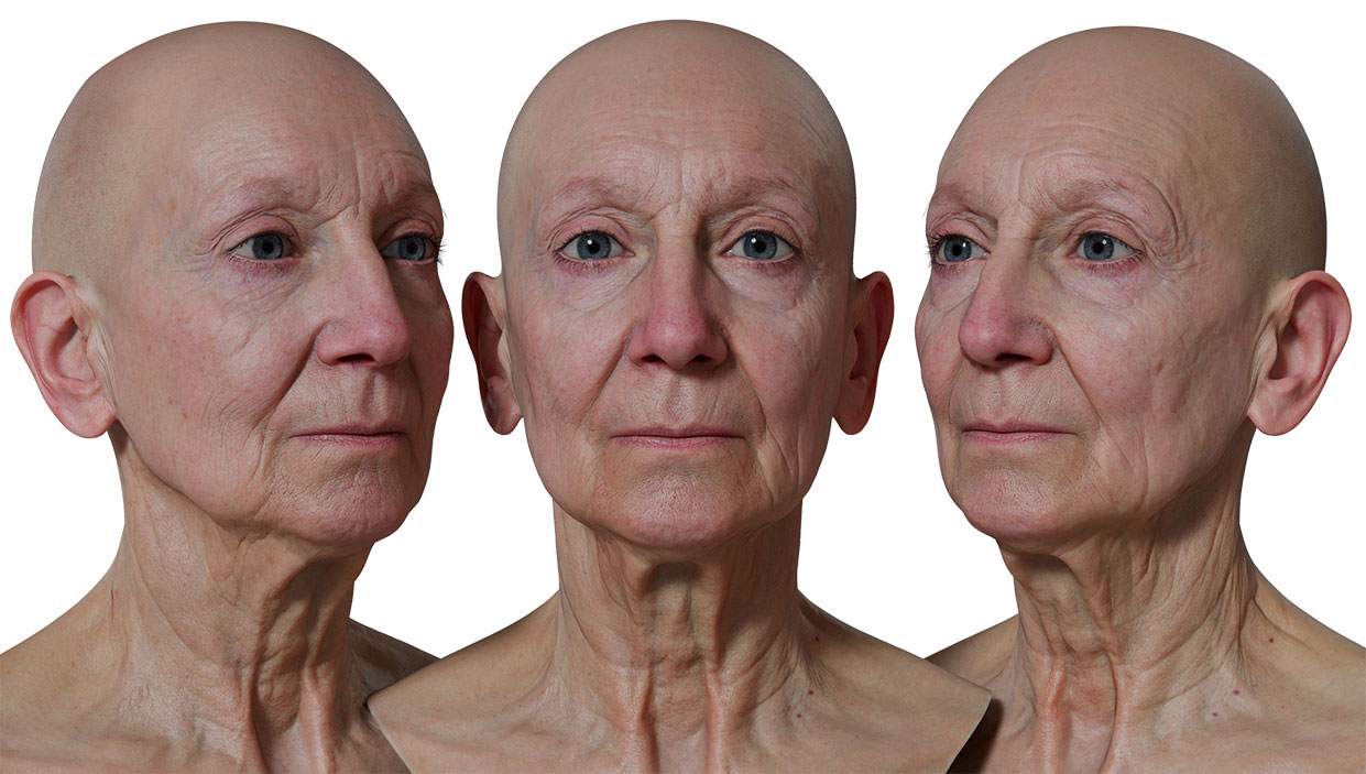 Download realistic 3d head models